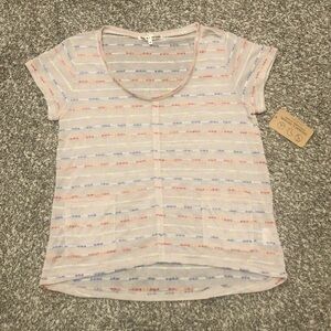 Threads 4 Thought Colorful Textured Lightweight T-Shirt
